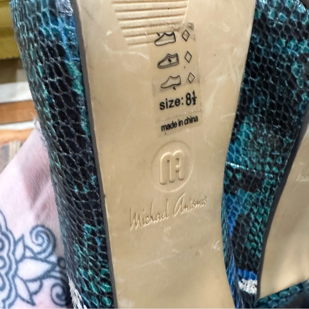 Michael Antonio Snakeskin Platform Heels – Size 8.5 - Picture 10 of 10